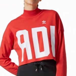 Adidas Long Sleeve Crop Top